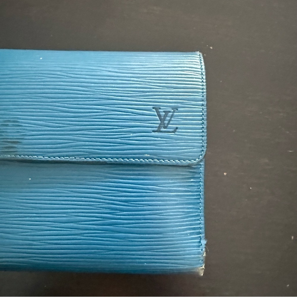 Louis Vuitton Wallet Épi Leather blue Vintage - Picture 2 of 5